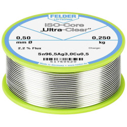 Felder 51760520 ISO-Core Solder Reel Lead-Free Sn96.5Ag3Cu0.5 0.5mm 0.25kg