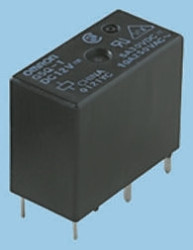 Przekaźnik mocy 24V dc SPST Omron, montaż PCB 2880Ω Otwór przezierny