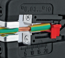 Cutter blade for stripping pliers, AWG 32-8, L 51 mm, 8 g, 12 49 21