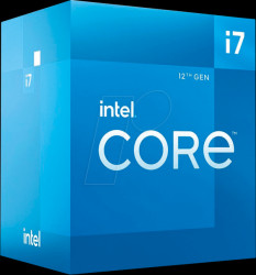 BX8071512700 Intel Core i7-12700, 2.10GHz, boxed, 1700