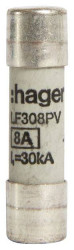 Hager LF308PV LF308PV Bezpiecznik (Ø x D) 10 mm x 38 mm Zawartość 10 szt.