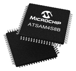 Mikrokontroler Microchip ATSAM4S8BA-AU SAM3S LQFP 64-pinowy Powierzchnia ARM Cortex M4 512kB 32 bit 64 MHz, 128 kB RAM