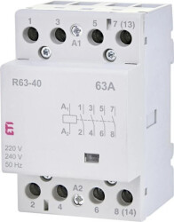 Stycznik modułowy 40A 3 styki zwierne i 1 rozwierny (3 mod. 4 bieg.) RD 40-31-24V AC/DC 002464021