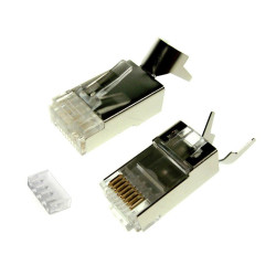 Wtyk tel. 1080-8P8C KAT7 Ekran. paczka 10szt RJ45 zestaw