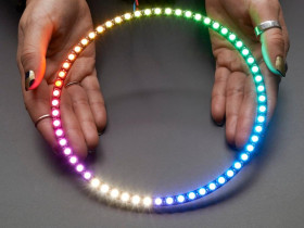 Adafruit NeoPixel 1/4 60 Ring - 5050 RGBW LED w/ Integrated Drivers