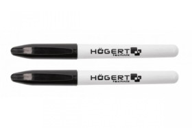 Markery permanentne, czarne, 2 szt.