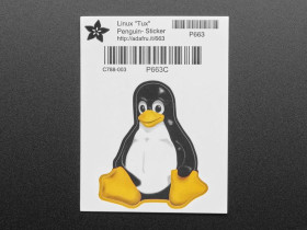 Adafruit Linux "Tux" Penguin - Sticker