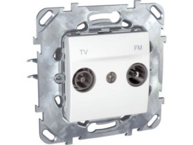 UNICA Gniazdo antenowe RTV końcowe biel polarna MGU50.451.18Z SCHNEIDER ELECTRIC