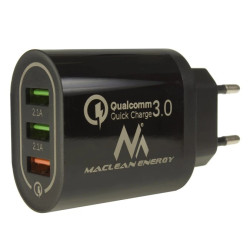 MCE479 B uniwersalna ładowarka USB Adapter do ładowania 3xUSB