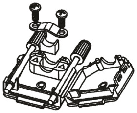 Osłona tylna D-Sub 9 -pinowe Nylon Proste TE Connectivity E
