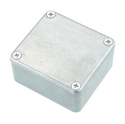 Hammond 1550Q Natural Diecast Aluminium Enclosure 60 x 55 x 30mm