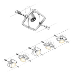 Paulmann 94430 Cable kit Spotlight Kits Chrome matt Wire System GU5.3