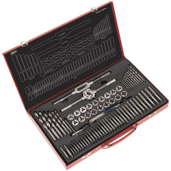 Sealey AK3076 Tap &amp; Die Set 76pc Split Dies Metric