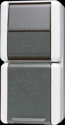 876 W Socket, 16 A 250 V AC, with universal off and changeover switch