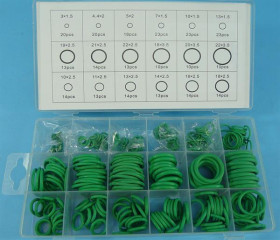 ZESTAW USZCZELEK ZIELONYCH 269szt O-RING