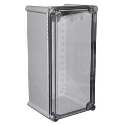 Obudowa ogólnego użytku ABS szerokość zew. 190 mm długość zew. 380 mm wys. zew. 130 mm CAMDENBOSS IP67 Szary