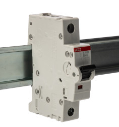 Wyłącznik nadprądowy MCB, Typ B, 1-biegunowy, 40A, 253V, 72V, na szynę DIN, ABB S201M-B40, S200M