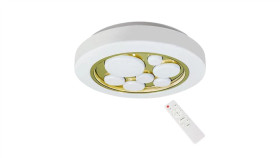 Plafon Bubbles Gold 30W O390 Mm Ml8128 Milagro