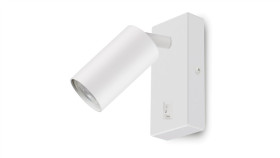 Kinkiet / Lampa Ścienna Maclean, Punktowa, Okrągła, Gu10, Z Włącznikiem...