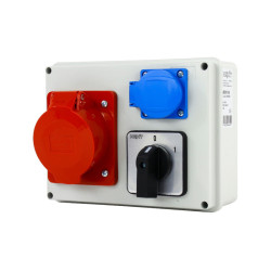 Rozdzielnica siłowa n/t 1x32A 5P 1x230V 0-1 IP-44 NBOX19.6 Next