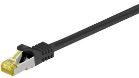 Rj45 Patchkabel, Cat 6A S/Ftp (Pimf), 500 Mhz Z Cat 7 Kable Surowym, Czarny -...