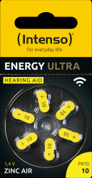 7504416 Hearing aid battery, zinc-air, 5.8 x 3.6 mm, Aid 10, pack of six