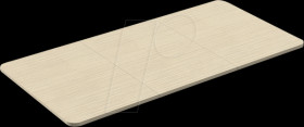 EO0040 3-section wooden tabletop, 1200x600 mm, natural wood