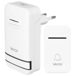 Dzwonek bezprzewodowy 110-240V / przycisk kinetyczny VA0240 Vayox