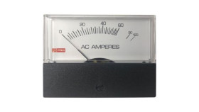 Amperomierz Analogowy Panelowy 10 (Input) A, 120 (Scale) A Ac 0C Do +60C Rs Pro