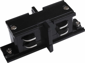 Łącznik szynoprzewodu IP20 3-fazowy czarny TRACK SHORT CONNECTOR 4W BLACK GXTR018