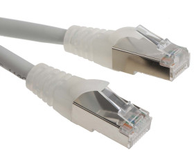 Kabel Ethernet Cat6 długość 3m Z zakończeniem RS PRO LSZH średnica 6mm