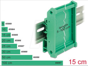 65985 Board Holder for DIN Rail 15 cm long