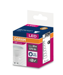 Żarówka LED VALUE PAR16 50 GU10 6,9W 575lm 4000K 840 120st. 4058075198883