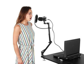 Live Broadcast Equipment - Professional Studio Condenser Microphone Set