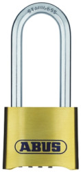 Kłódka odporna na warunki pogodowe średnica szekli: 8mm ABUS Kłódka szyfrowa W budynkach, na zewnątrz Mosiądz, stal