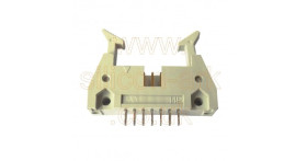 14 Pole Straight Latched IDC Plug (3011-14C00SY1A) - Oupiin