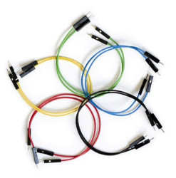 RPi Jumper Wires 10pk (Male/Male) 150mm