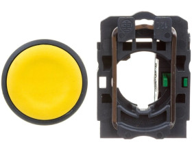 Przycisk sterowniczy 22mm żółty z samopowrotem 1Z XB5AA51