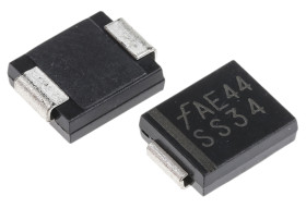 Dioda DO-214AB (SMC) 3A Montaż powierzchniowy 40V Bariera Schottky'ego Pojedyncza Prostownik Schottky'ego SS34
