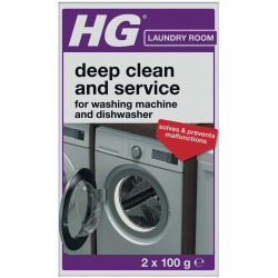HG 248020106 Deep Clean &amp; Service for Washing Machines &amp; Dishwashers 200g