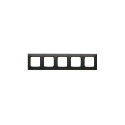Ramka pięciokrotna DR5/49 czarny mat Kontakt-Simon 54