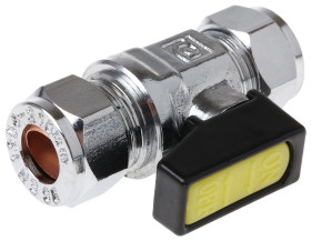 Zawór kulowy 10mm korpus mosiężny BSP 16bar 913psi RS PRO