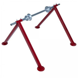 Rozwijak bębnowy do kabli, rur, peszli, węży Stojak na bęben fi: 100cm 350kg