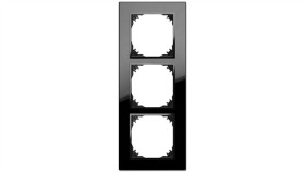 Vestra Ramka Potrójna Szkło Ip20 Czarny 3873-61