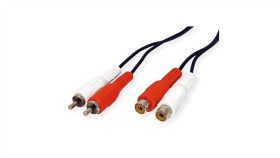 Value Przewód Rca Duplex M/F, 10 M