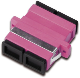 Fiber optic adapter, SC socket to SC socket, straight, DN-96018-1