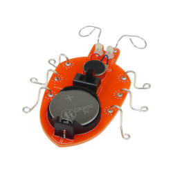 Czerwony robaczek DIY do nauki lutowania AVTEDU658