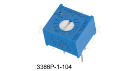 100K Ohm trimpot (3386P-1-104) - Bourns