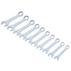 BlueSpot Tools 04110 Stubby Combination Spanner Set, 10 Piece