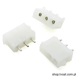 350760-4 Power Connector 3 Pins THT TYCO